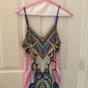 Flying Tomato multi colored maxi dress